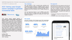 Ace Trainging Google Serach Ads